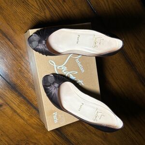 Christian Louboutin Peep Toe Stilettos